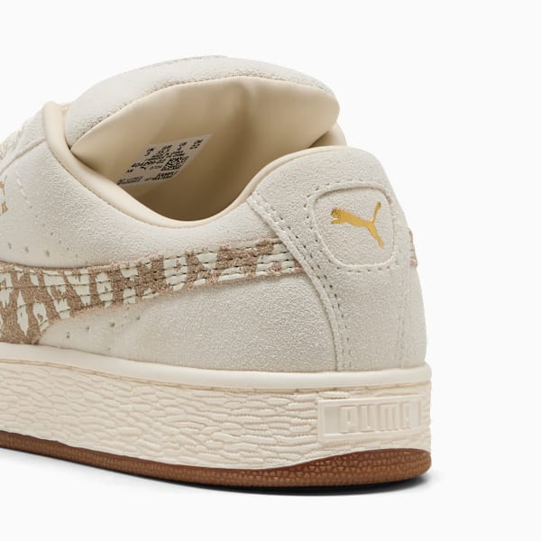 Suede XL Leopard Jr Youth, Alpine Snow-Warm White, extralarge