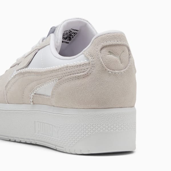 Palermo Elevata Winter Bliss Women's Platform Sneakers, PUMA White-Feather Gray, extralarge