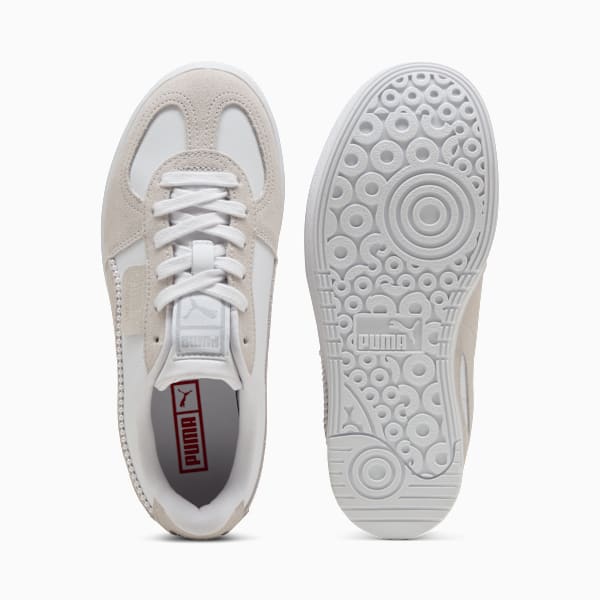 Palermo Elevata Winter Bliss Women's Platform Sneakers, PUMA White-Feather Gray, extralarge