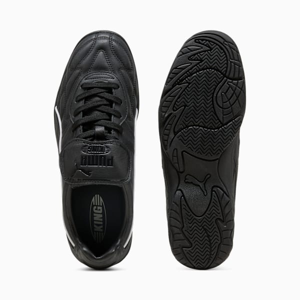 King Indoor Premium Sneakers Unisex, PUMA Black-PUMA White, extralarge