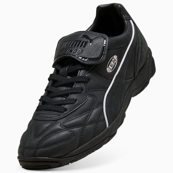 King Indoor Premium Sneakers Unisex, PUMA Black-PUMA White, extralarge