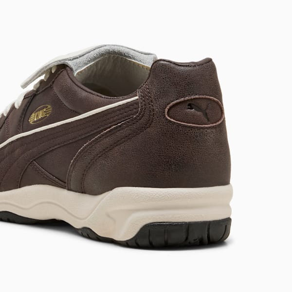 King Indoor Premium Sneakers Unisex, Dark Chocolate-Warm White, extralarge