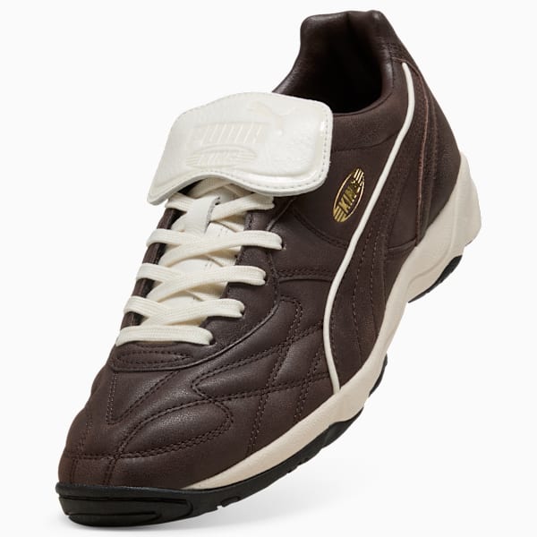 King Indoor Premium Sneakers Unisex, Dark Chocolate-Warm White, extralarge