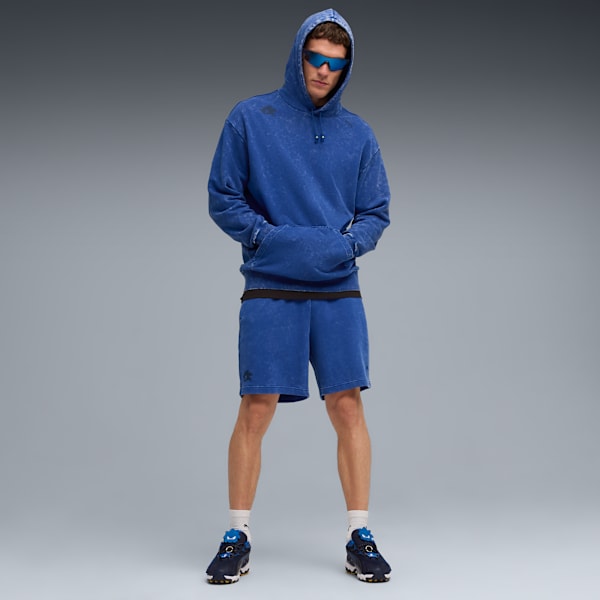 d*9様 Puma 大津高校ウォーマー　XL 青 中古 プーマ 熊本県立大津高校サッカー部 ユニフォーム
