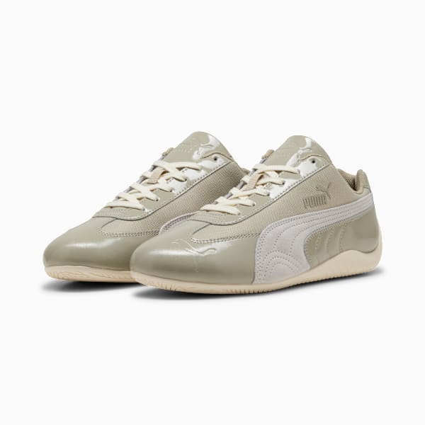 Speedcat Patent Sneakers, Pebble Gray-Feather Gray, extralarge
