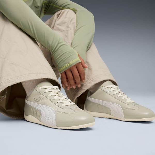 Speedcat Patent Sneakers, Pebble Gray-Feather Gray, extralarge