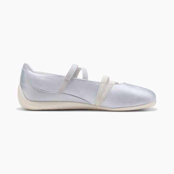 Speedcat Ballet Satin Women's Shoes, Silver Mist-Warm White, extralarge
