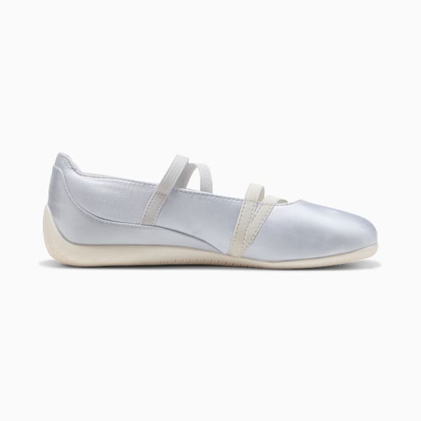 Tenis para mujer Speedcat Ballet Satin, Silver Mist-Warm White, extralarge
