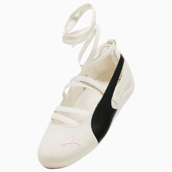 PUMA x ROSÉ Speedcat Ballet Shoes Women, Warm White-PUMA Black-Frosty Pink, extralarge