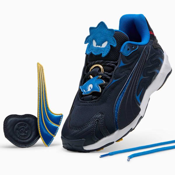 PUMA x SONIC THE HEDGEHOG Inhale Sonic Big Kids' Sneakers, PUMA Navy-PUMA Team Royal, extralarge