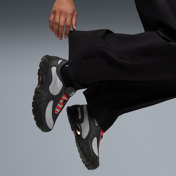 ユニセックス PUMA x SKEPTA スコープ MU スニーカー, Flat Dark Gray-PUMA Silver, extralarge-JPN