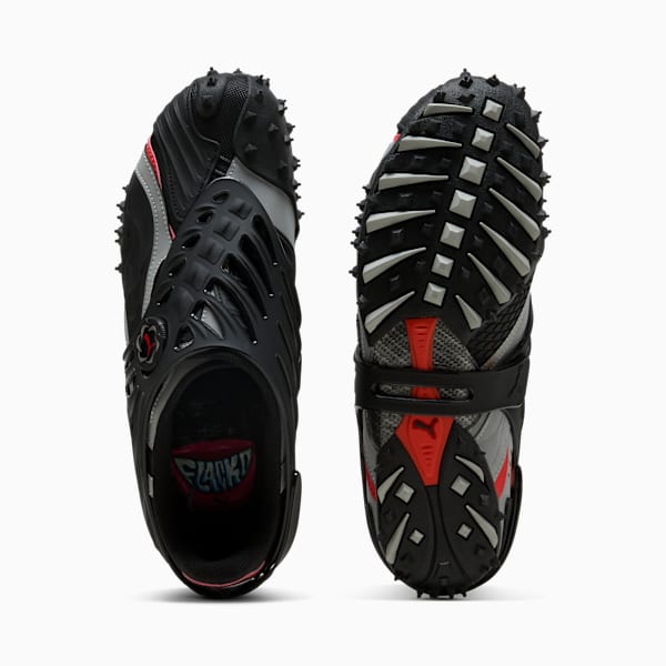 A$AP ROCKY x PUMA Mostro Gabbia Leather Sneakers Unisex, PUMA Black-PUMA Silver, extralarge