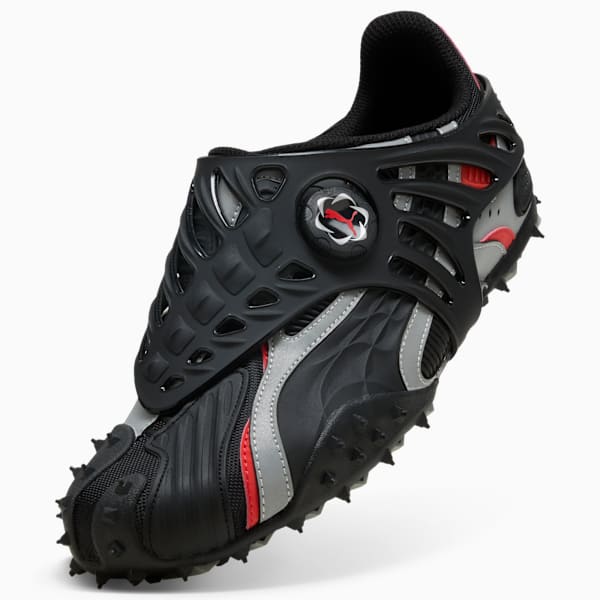 A$AP ROCKY x PUMA Mostro Gabbia Leather Sneakers Unisex, PUMA Black-PUMA Silver, extralarge