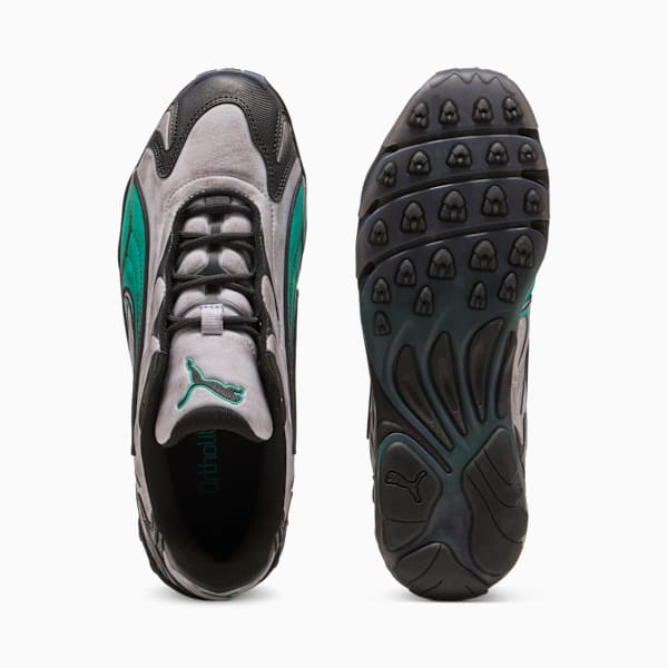 Inhale Distressed, Vibrant Silver-Vibrant Green, extralarge