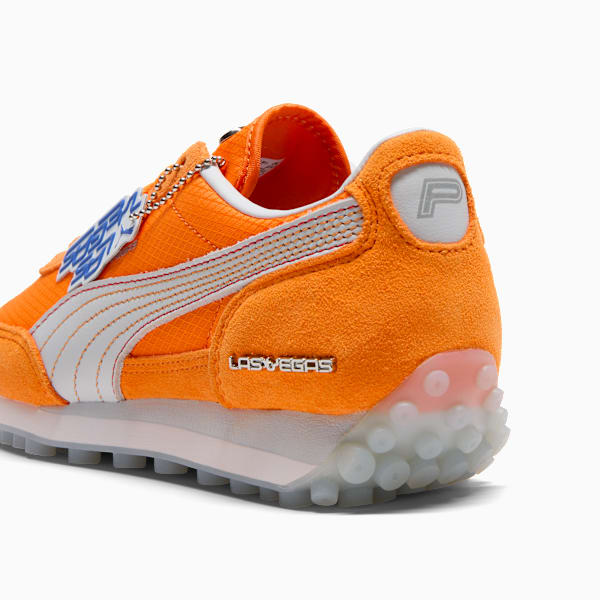 Easy Rider Club Flagship Wns Women, Orange Glo-PUMA White-Silver Mist, extralarge