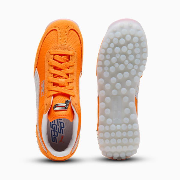 Easy Rider Club Flagship Wns Women, Orange Glo-PUMA White-Silver Mist, extralarge