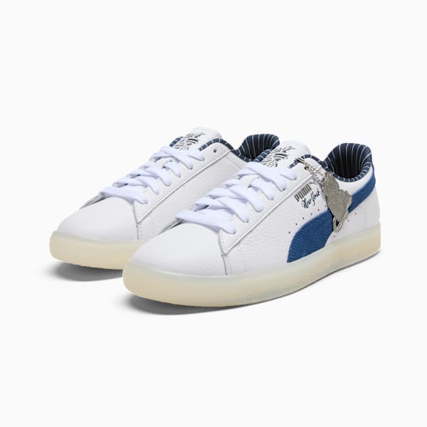 Clyde Graffiti Flagship Unisex, PUMA White-Persian Blue, extralarge