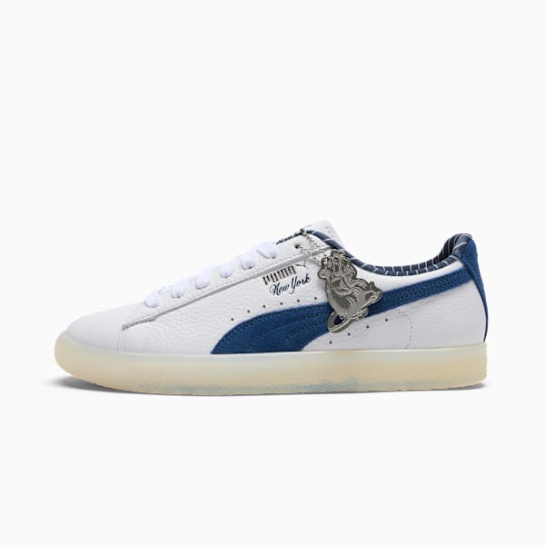 Clyde Graffiti Flagship Unisex, PUMA White-Persian Blue, extralarge