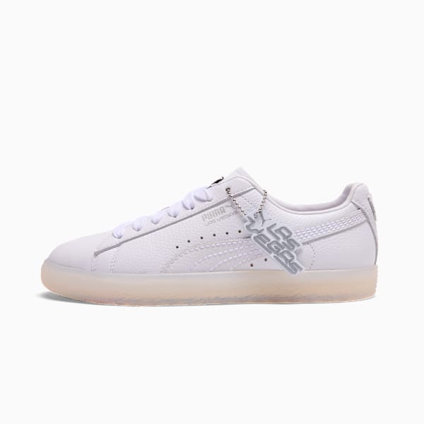 Clyde Club Flagship Women, Warm White-PUMA White-PUMA Silver, extralarge