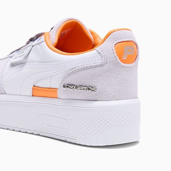 Palermo Elevata Club FlagWns Women, PUMA White-Silver Mist-Orange Glo, extralarge