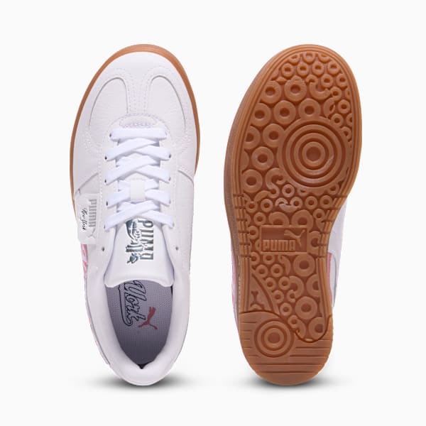 Palermo Elevata NYC Graffiti Sneakers Women, PUMA White-Poised Pink-Persian Blue, extralarge