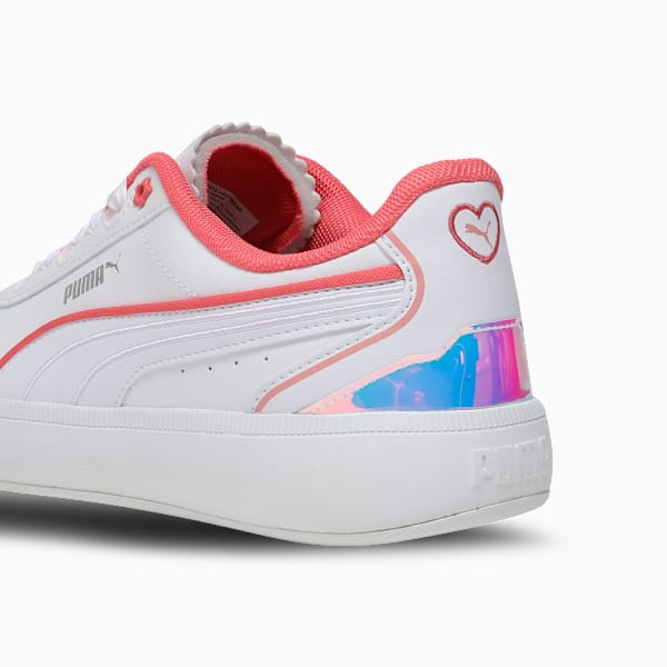 Tori Pixie Femme Women's Casual Sneakers, PUMA White-Pinkscape-Jasmine Flower, extralarge-IND