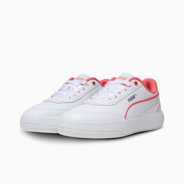 Tori Pixie Femme Women's Casual Sneakers, PUMA White-Pinkscape-Jasmine Flower, extralarge-IND