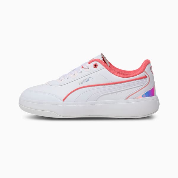 Tori Pixie Femme Women's Casual Sneakers, PUMA White-Pinkscape-Jasmine Flower, extralarge-IND