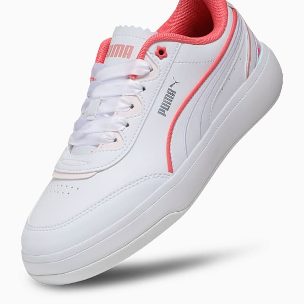 Tori Pixie Femme Women's Casual Sneakers, PUMA White-Pinkscape-Jasmine Flower, extralarge-IND