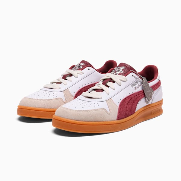 Indoor Graffiti Flagship Unisex, PUMA White-Vapor Gray-Ruby Shimmer, extralarge