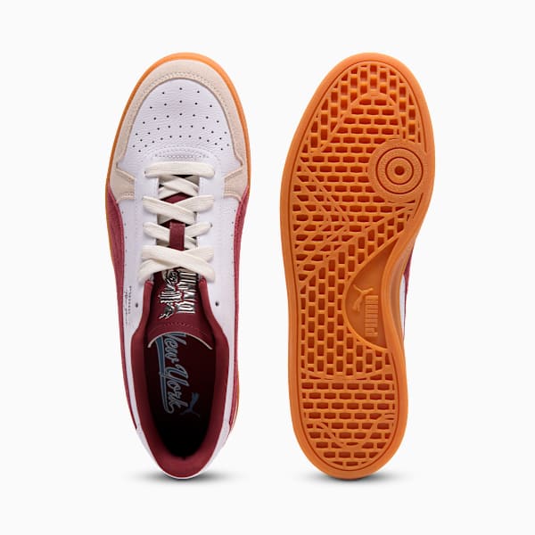 Indoor Graffiti Flagship Unisex, PUMA White-Vapor Gray-Ruby Shimmer, extralarge