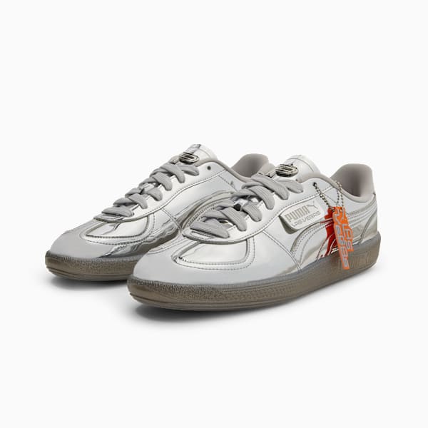 Palermo Club Vegas Sneakers, Puma Silver-Glacial Gray-Orange Glo, extralarge