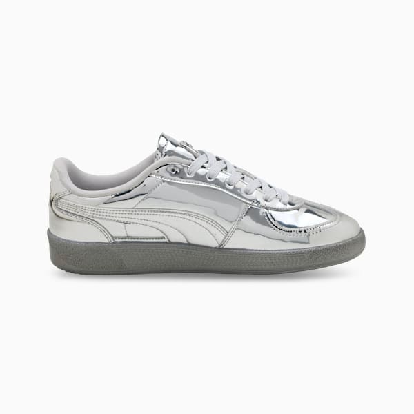 Palermo Club Vegas Leather Sneakers, Puma Silver-Glacial Gray-Orange Glo, extralarge-IND