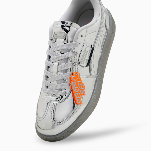 Palermo Club Vegas Leather Sneakers, Puma Silver-Glacial Gray-Orange Glo, extralarge-IND