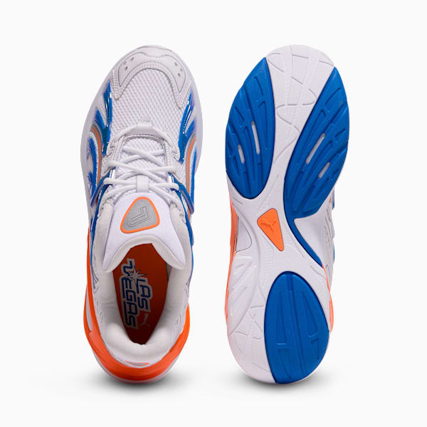 Inverse Club Las Vegas Men's Sneakers, PUMA White-Mountain Blue-Orange Glo, extralarge