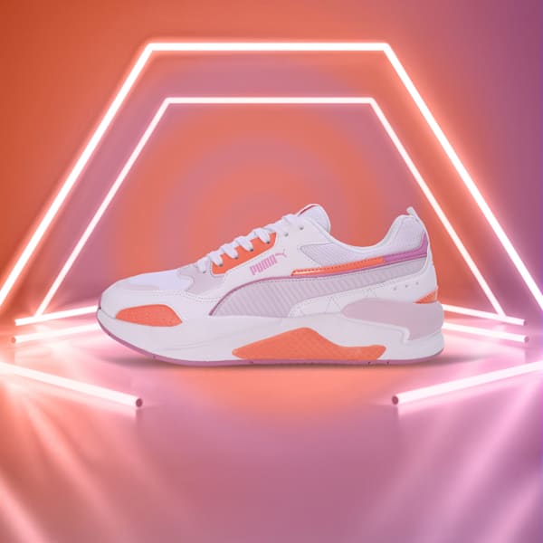 X-Ray 2 Square Women’s Superior Comfort Casual Shoes, Puma White-Lavender Fog-Peach Pink-Opera Mauve, extralarge-IND