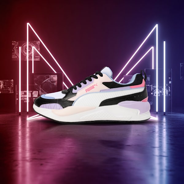X-Ray 2 Square Women’s Superior Comfort Casual Shoes, PUMA Black-PUMA White-Vivid Violet, extralarge-IND