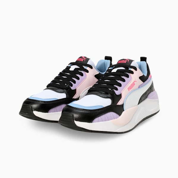 X-Ray 2 Square Women’s Superior Comfort Casual Shoes, PUMA Black-PUMA White-Vivid Violet, extralarge-IND