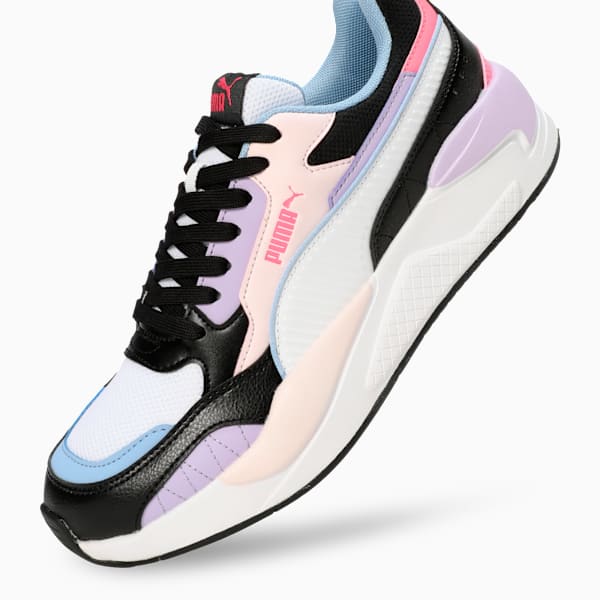 X-Ray 2 Square Women’s Superior Comfort Casual Shoes, PUMA Black-PUMA White-Vivid Violet, extralarge-IND