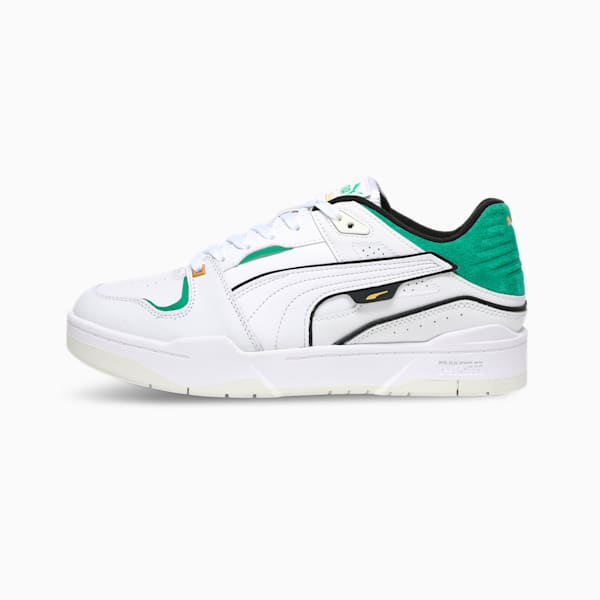 Slipstream Bball Sneakers, PUMA White-Archive Green, extralarge-IND