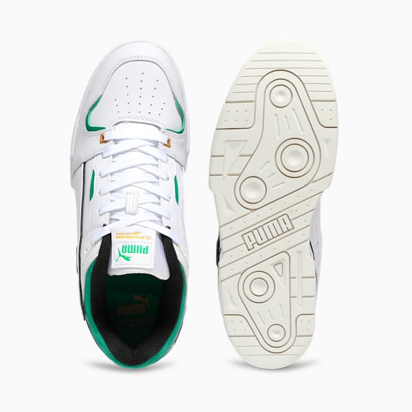 Slipstream Bball Sneakers, PUMA White-Archive Green, extralarge-IND