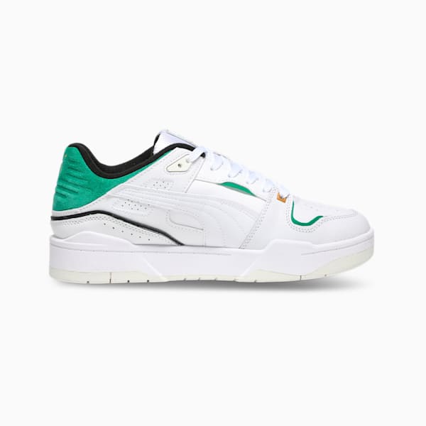 Slipstream Bball Sneakers, PUMA White-Archive Green, extralarge-IND