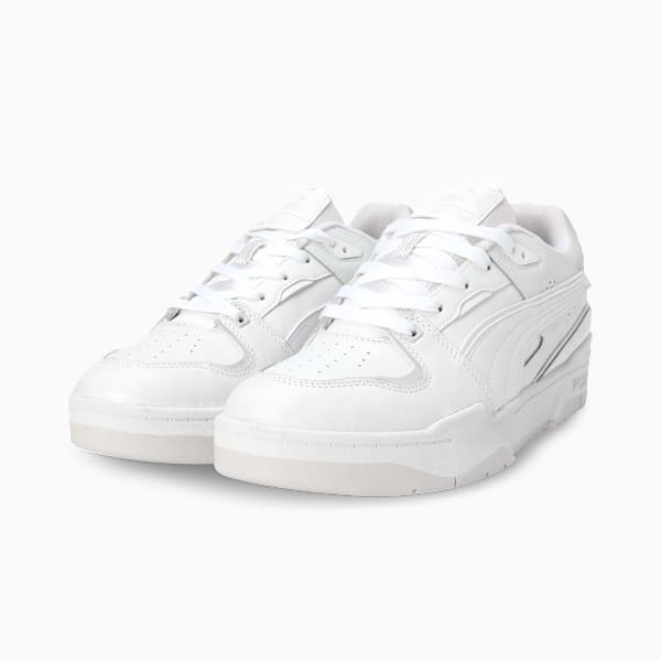 Slipstream Bball Sneakers, PUMA White-Feather Gray, extralarge-IND