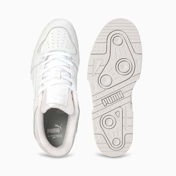 Slipstream Bball Sneakers, PUMA White-Feather Gray, extralarge-IND