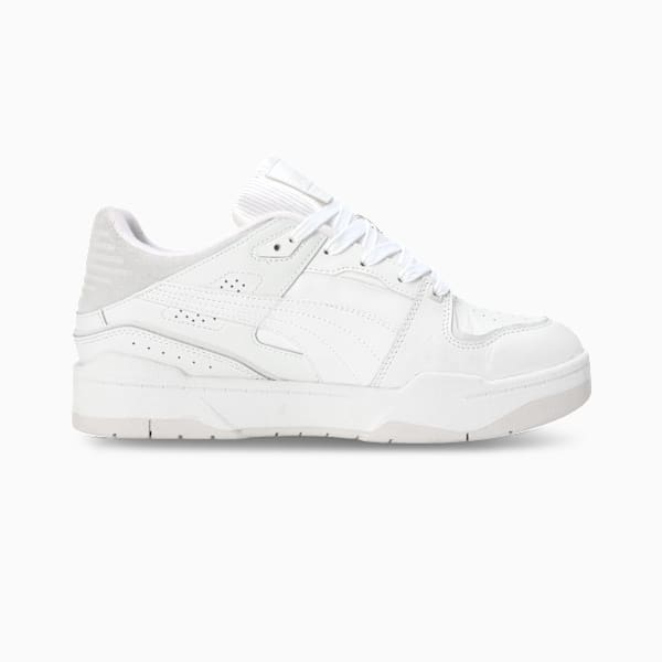 Slipstream Bball Sneakers, PUMA White-Feather Gray, extralarge-IND