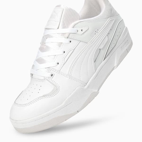 Slipstream Bball Sneakers, PUMA White-Feather Gray, extralarge-IND