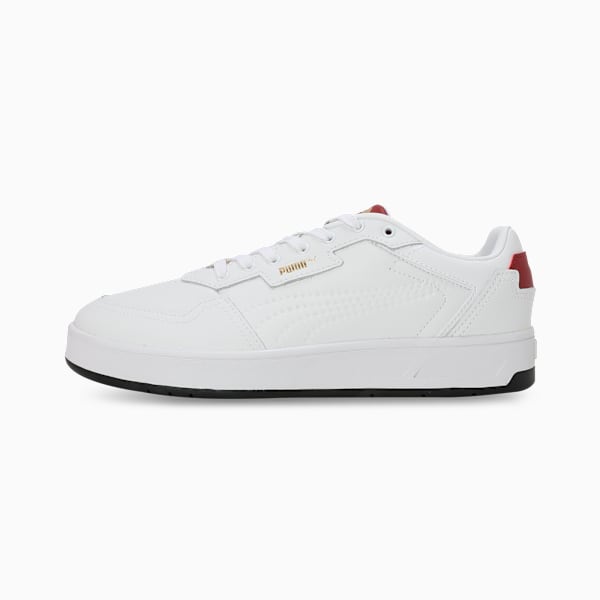 Court Classic Lux Sneakers, PUMA White-Team Regal Red-PUMA Gold, extralarge-IND