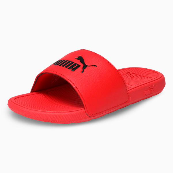 Cool Cat 2.0 Kids' Lightweight Slides, For All Time Red-PUMA Black, extralarge-IND