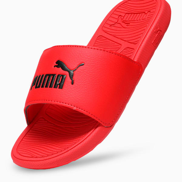 Cool Cat 2.0 Kids' Lightweight Slides, For All Time Red-PUMA Black, extralarge-IND