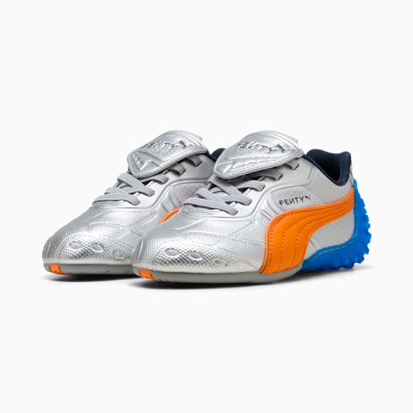 FENTY x PUMA Avanti LS-X Little Kids' Sneakers, PUMA Silver-Rickie Orange, extralarge